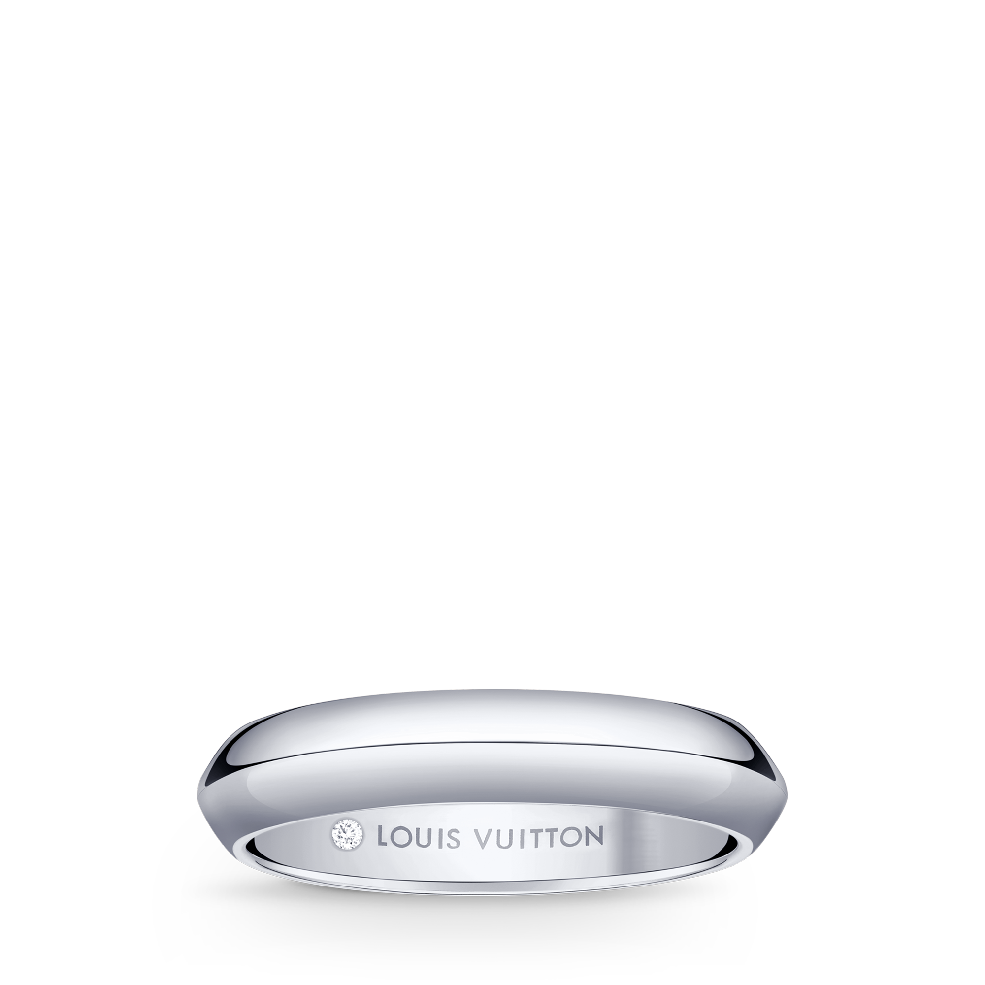 LV ダイヤモンド マリッジリング 4MM (プラチナ) ｜ルイ・ヴィトン